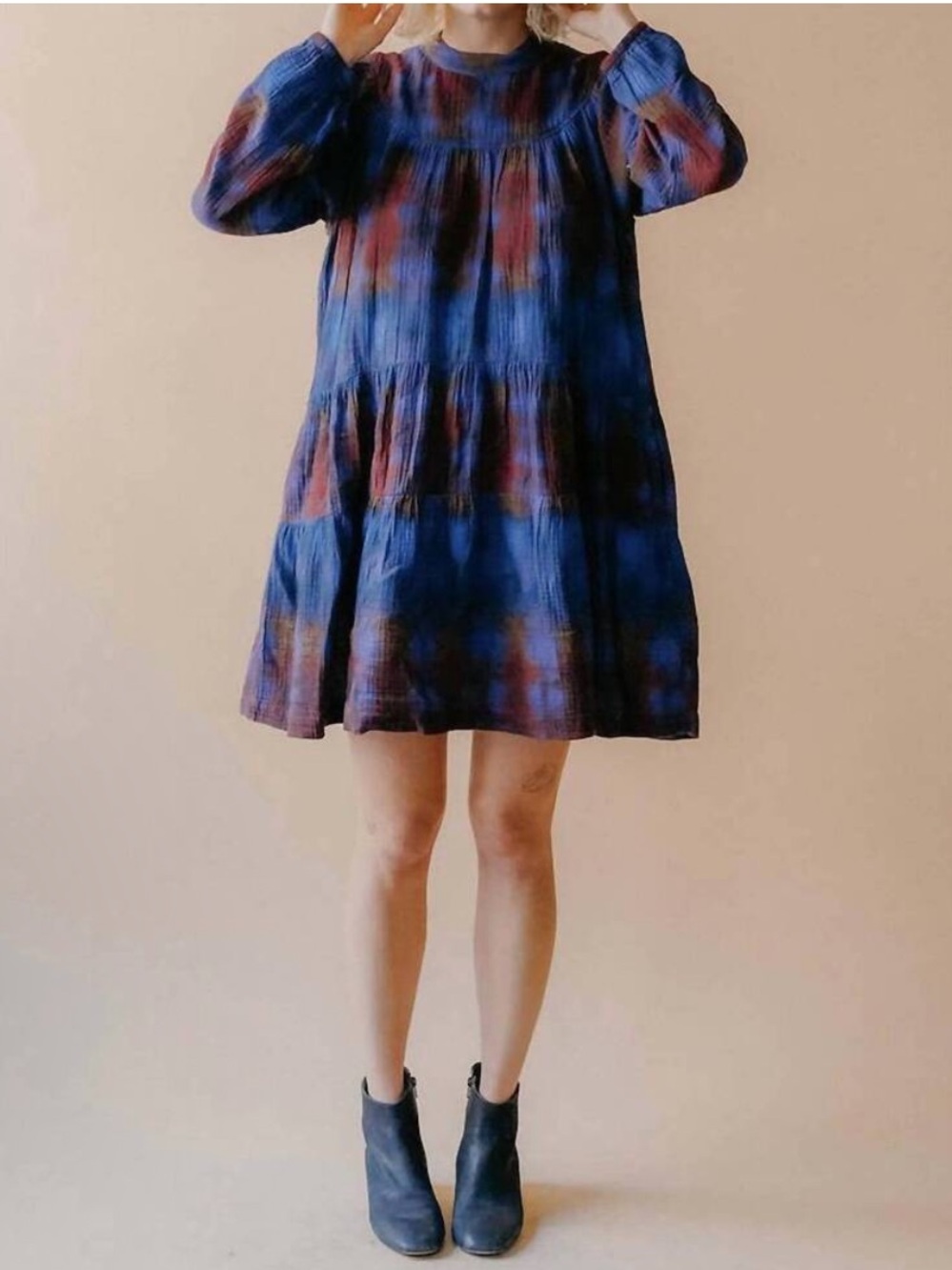 XIRENA brigitte mini dress in purple size S